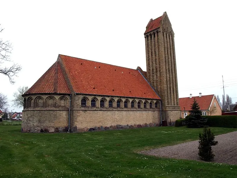 Gedser Kirke, erbaut 1915 von P.V. Jensen-Klint