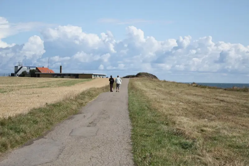 Weg zum Gedser Odde, Dänemarks südlichster Punkt