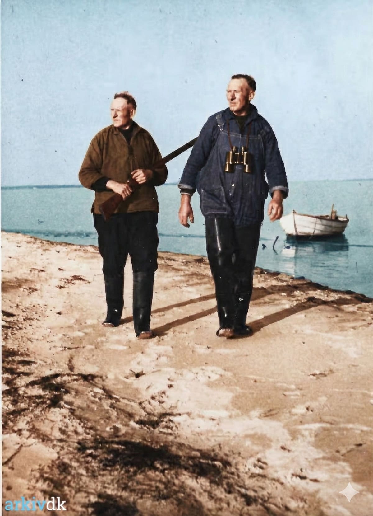 Alfred und Niels Landt bei der Robbenjagd auf Rødsand – die letzten Robbenfänger Dänemarks