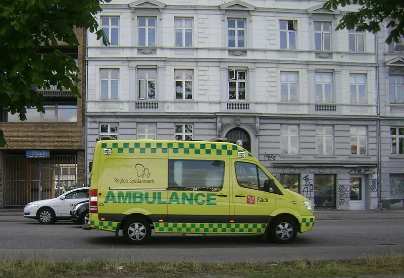 Falck Krankenwagen in Dänemark – der größte Rettungsdienst des Landes