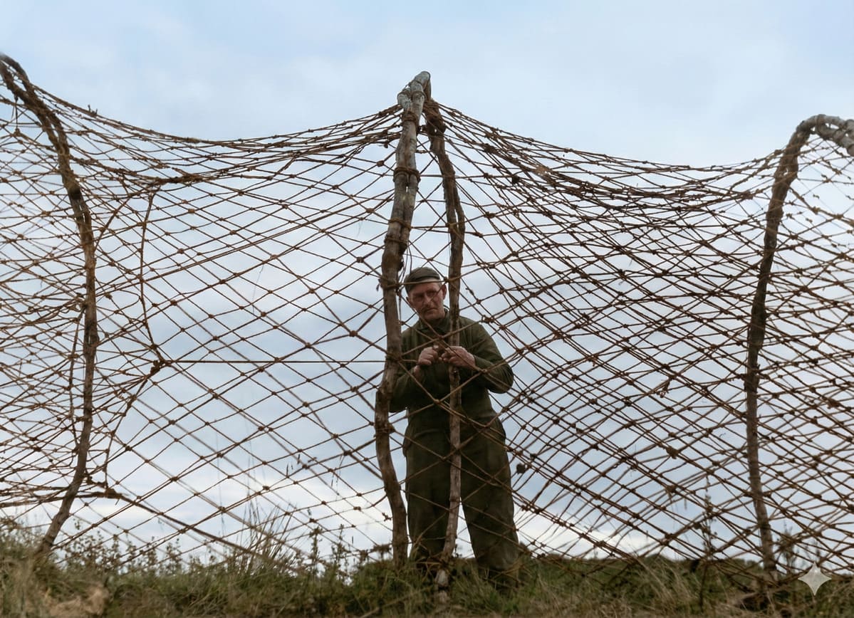 Historische Fangeinrichtung zur Robbenjagd der Familie Landt bei Nysted