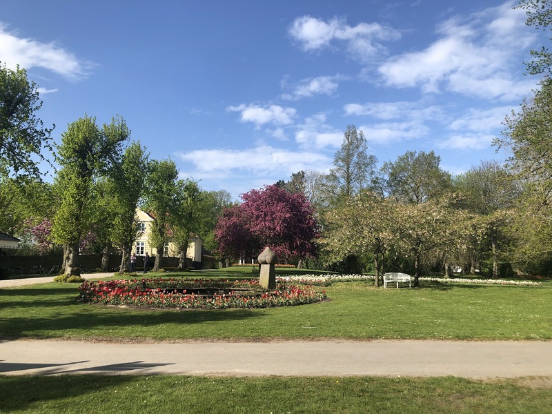 Blick in den Schlosspark Gavnoe