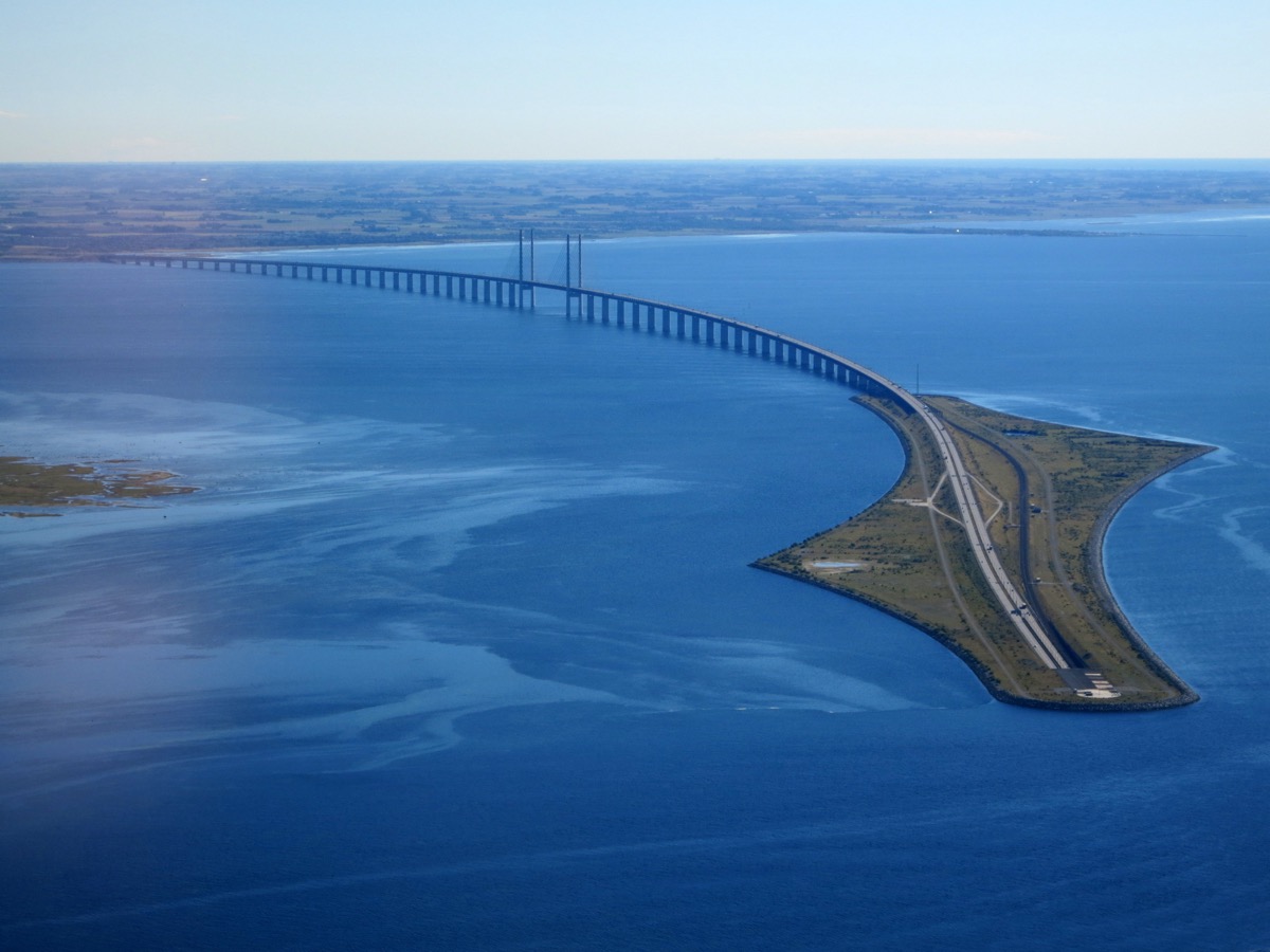 &Oslash;resundbr&uuml;cke Panorama von Lernacken aus gesehen