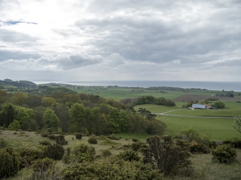 Høvblege auf Møn mit Blick auf die Landschaft