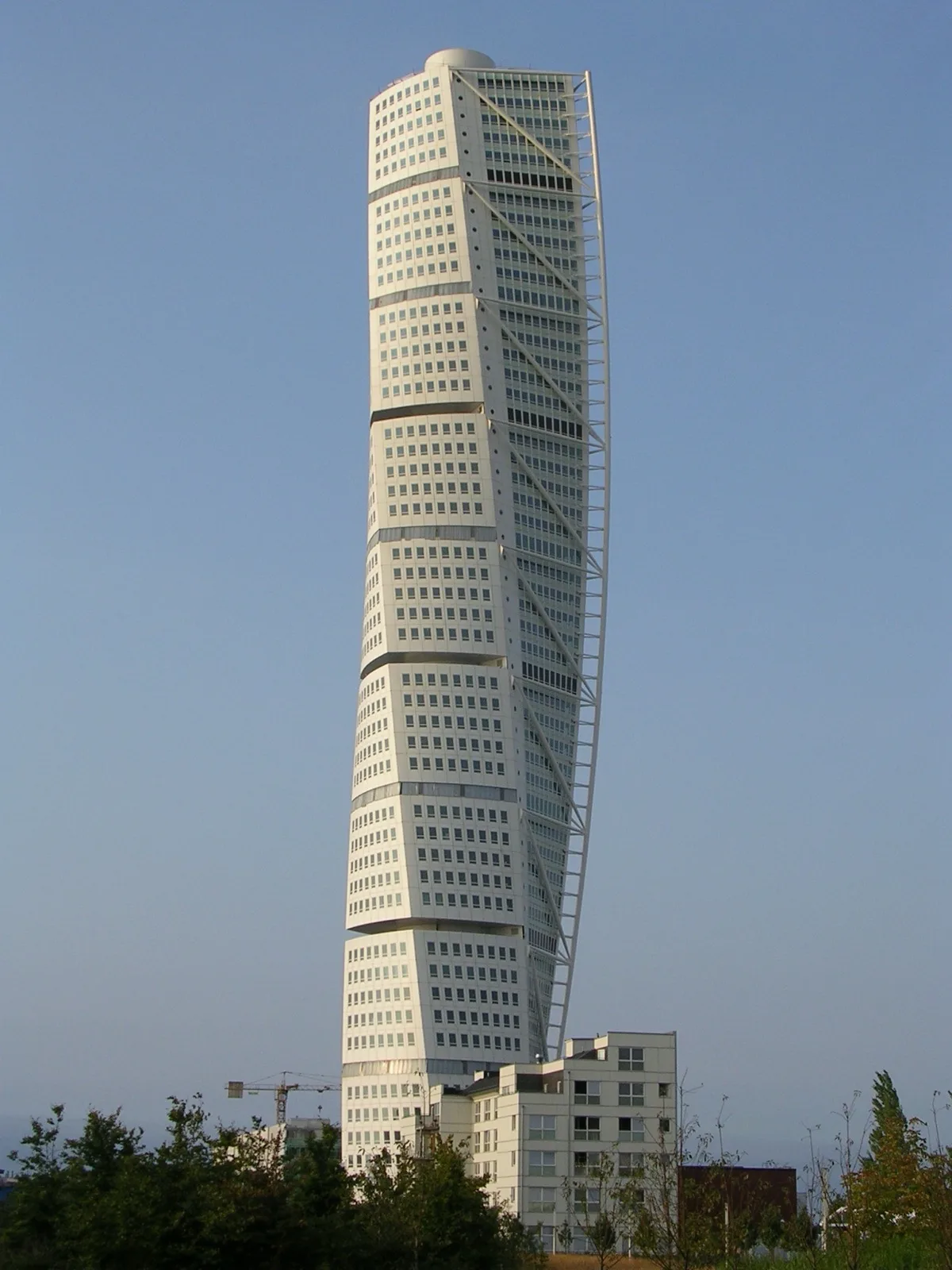 Turning Torso in Malm&ouml; &ndash; verdrehter Wolkenkratzer von Santiago Calatrava