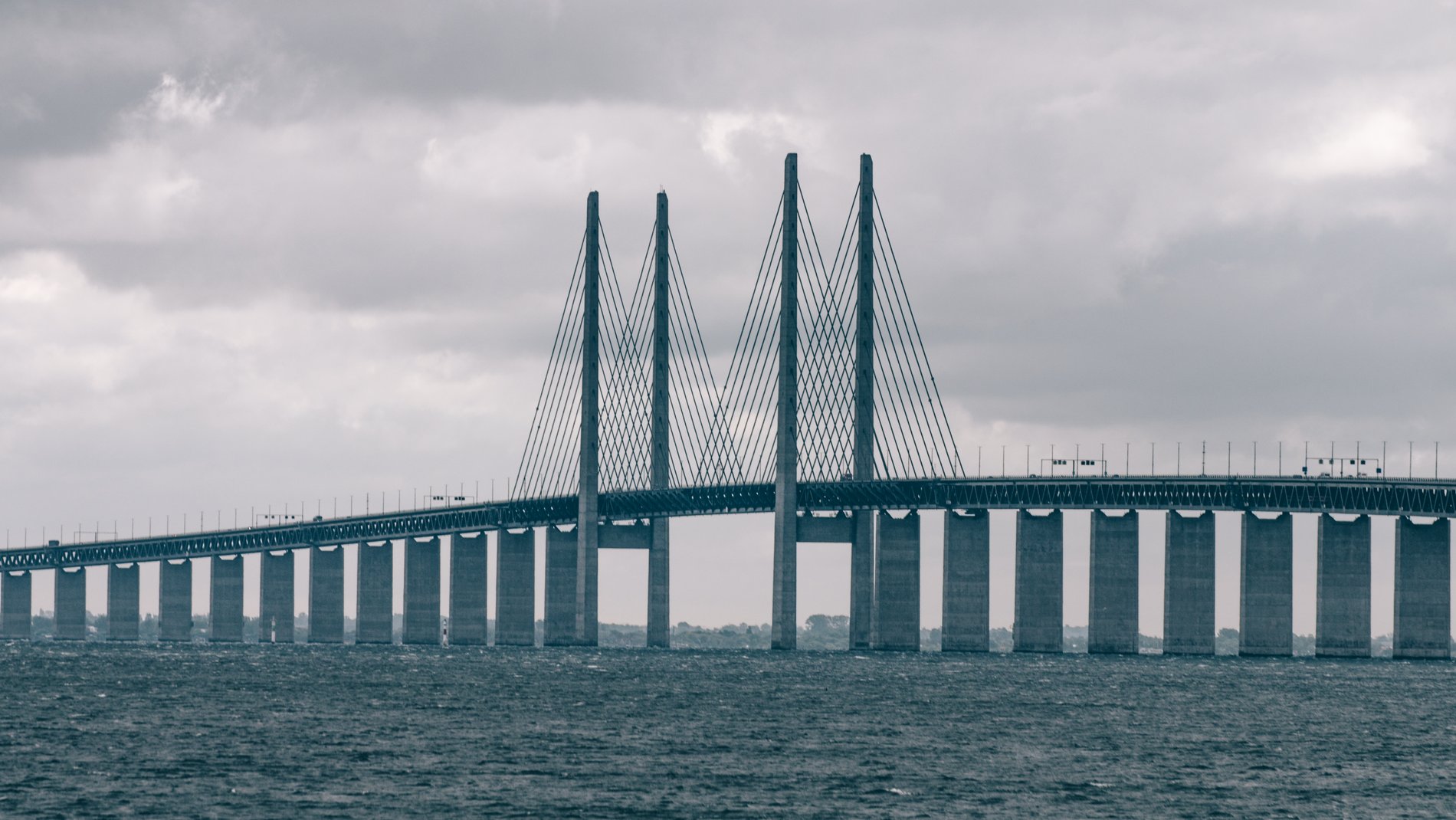 Öresundbrücke zwischen Kopenhagen und Malmö