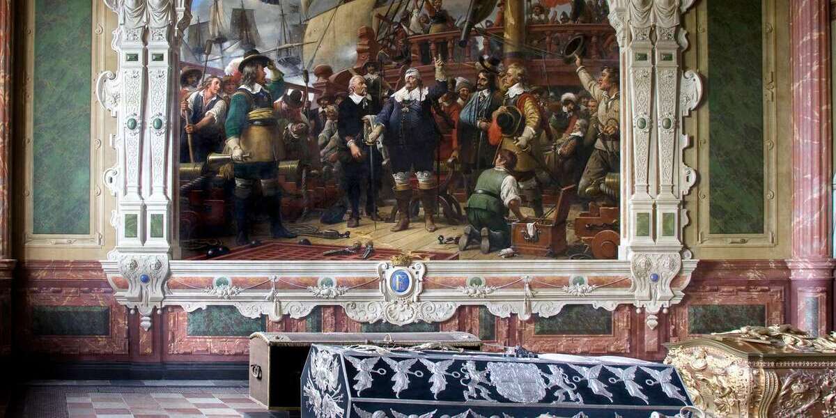 Panorama der königlichen Kapellen im Dom zu Roskilde